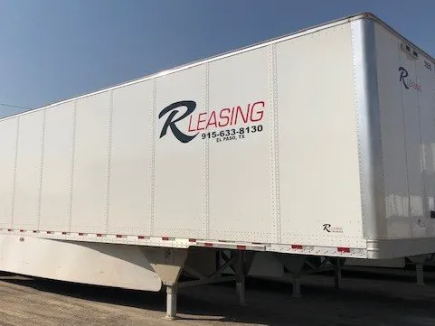 R Leasing trailers in the yard